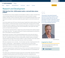 Screenshot of UCSB Story